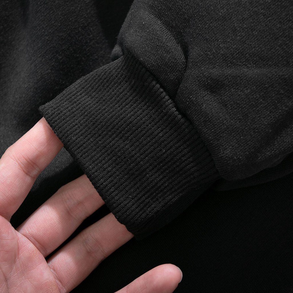 Áo thun sweater dài tay cổ tròn Nam Nữ Unisex chất nỉ poly Thái mềm mịn thu đông giữ nhiệt | BigBuy360 - bigbuy360.vn