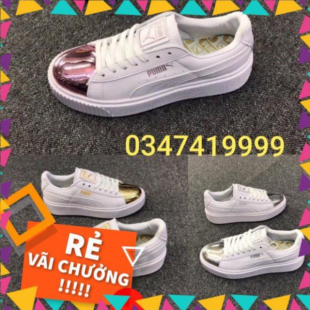 c xả kho 𝐑Ẻ 𝐍𝐇Ấ𝐓 | Full Size| Giày thể thao Puma mũi Bạc Hồng Vàng Cao Cấp New NEW 2020 👟 2020 ️🥇 . NEW new ✔ * ` . ˢ d