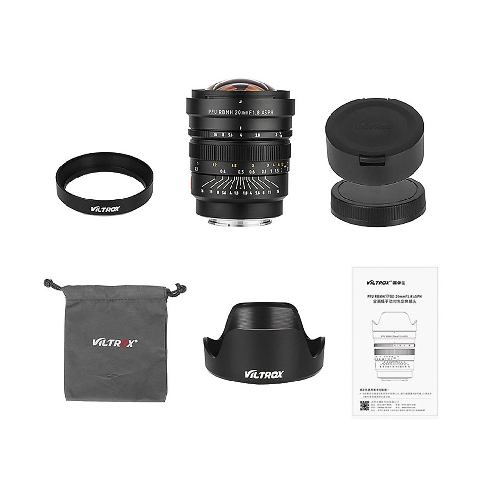 Ống kính Viltrox PFU RBMH 20mm F1.8 ASPH cho SONY Hàng Chính Hãng