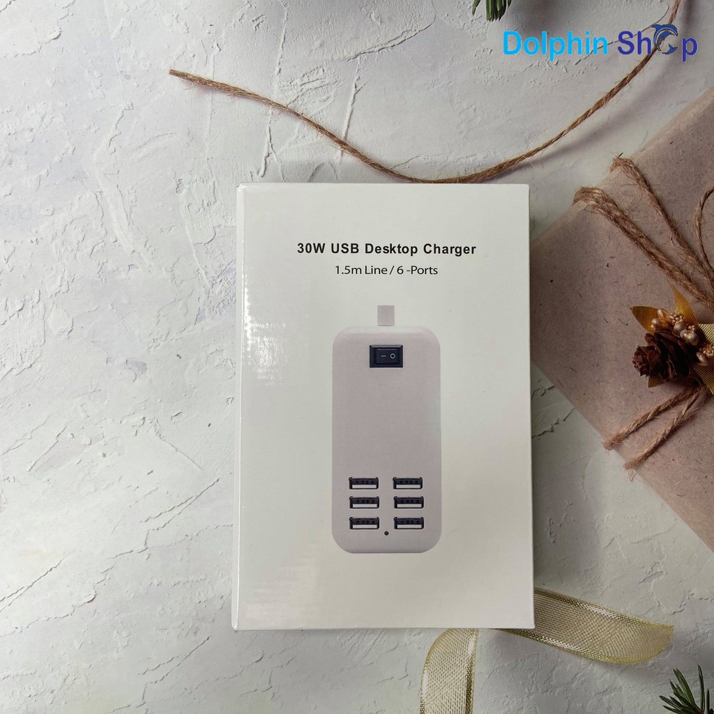 Ổ Cắm Usb 15W/ 30W - Ổ Cắm 4 cổng/ 6 Cổng Usb