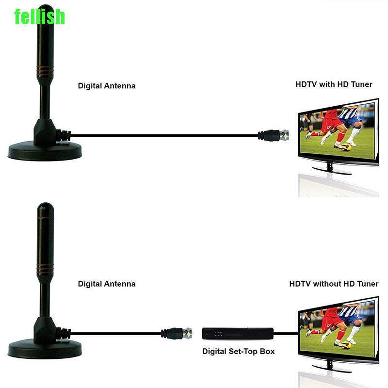 [FEL] 30dbi Powerful DVB-T2 HD antenna DVBT DAB rod antenna + 1x amplifier Do