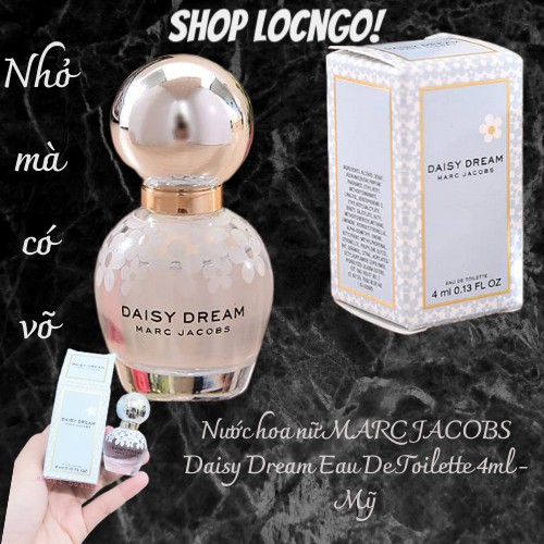 Nước hoa nữ MARC JACOBS Daisy Dream Eau De Toilette 4ml - Mỹ by Shop LocNgo