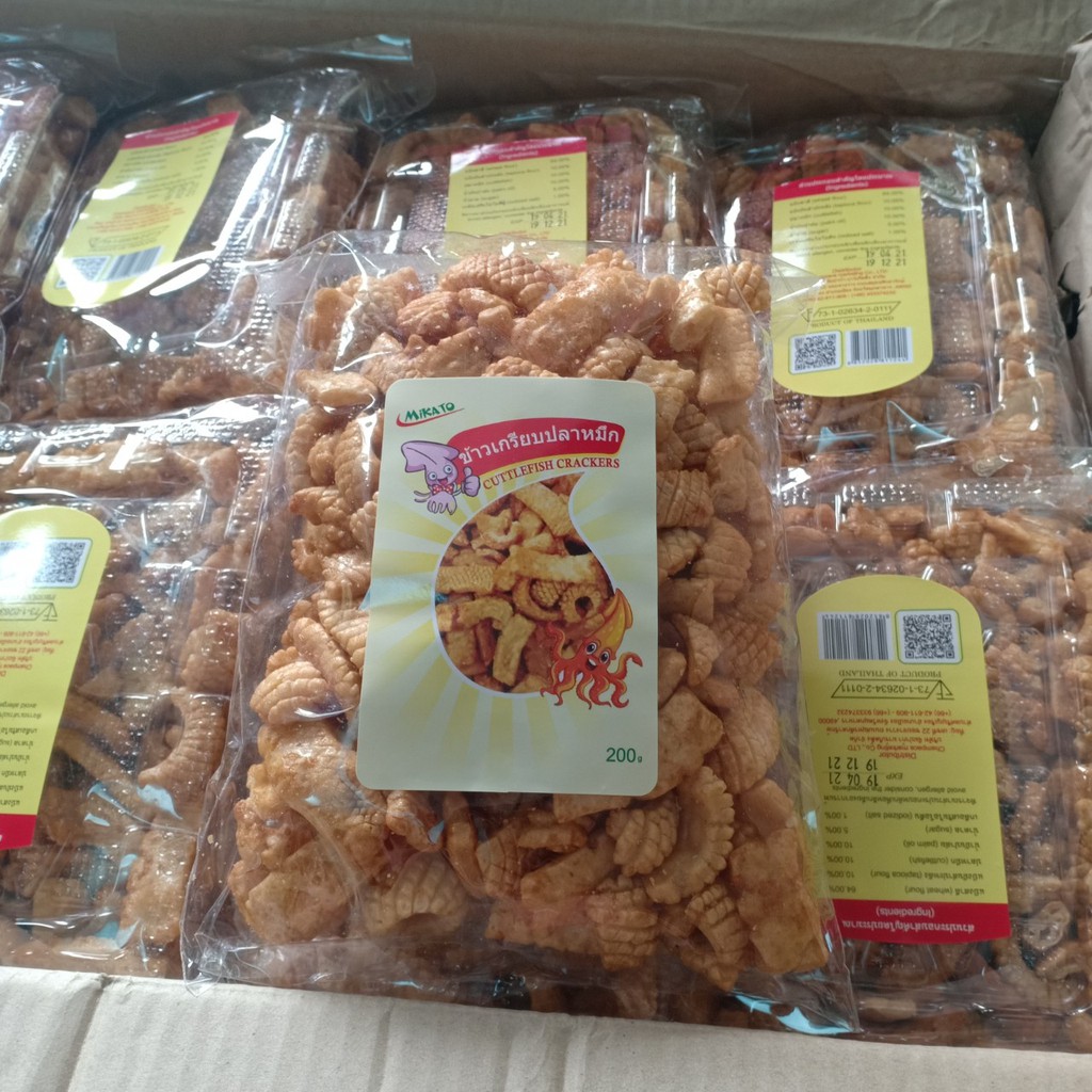 Snack Mực Thái Gói 200gram - Thái Lan