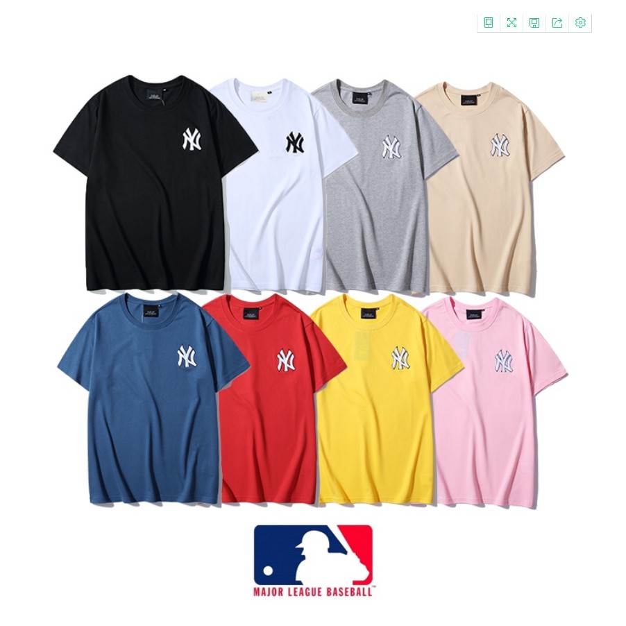 MLB Áo Thun Ngắn Tay Thêu Họa Tiết Cá Tính Cổ Điển | BigBuy360 - bigbuy360.vn