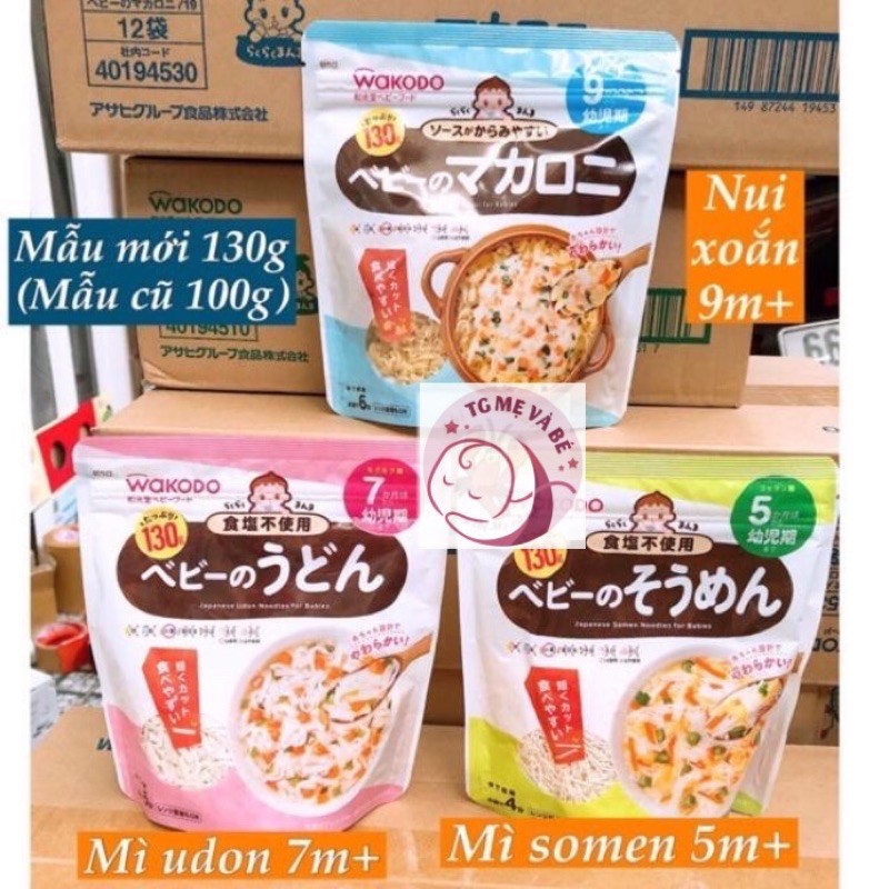 Mì Somen 5 / Udon 7 / Nui 9 Wakodo cho bé