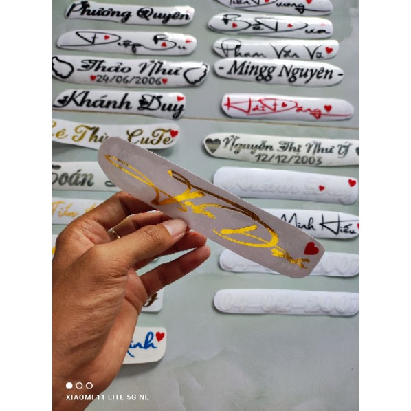Tem Decal màu Xi Đồng, Xi Bạc
