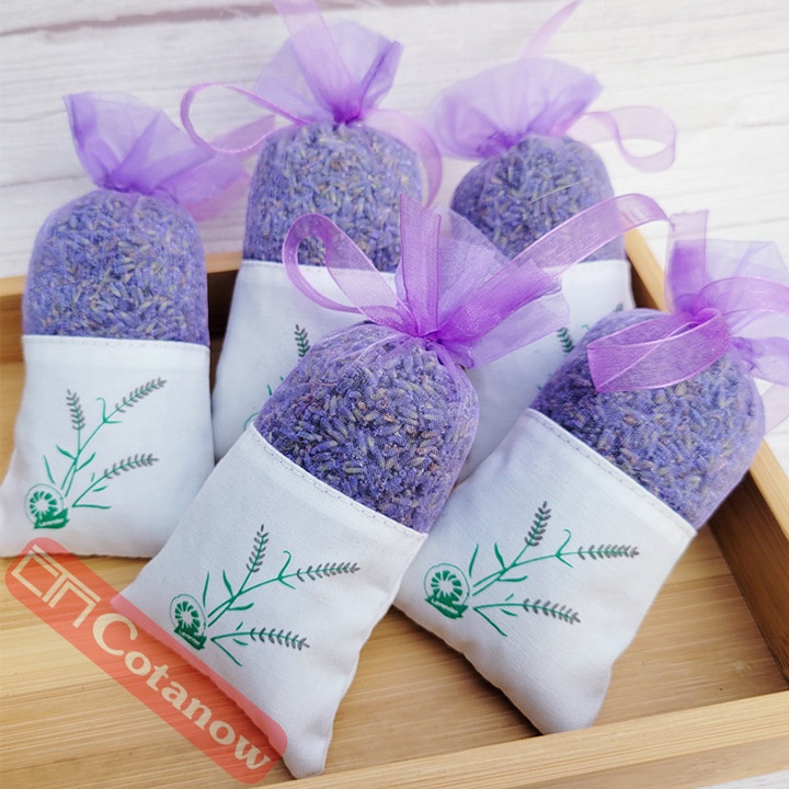 Túi Thơm Để Phòng Nụ Hoa Khô Oải Hương Lavender Túi Thơm Để Tủ Quần Áo COTANOW