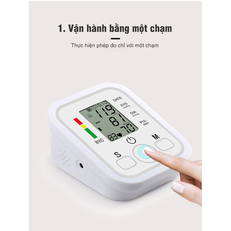 [FreeShip] Máy Đo Huyết Áp Cổ Tay Đọc Và Lưu Chỉ Số Fusaka [Hàng Chính Hãng] [Chính Hãng]