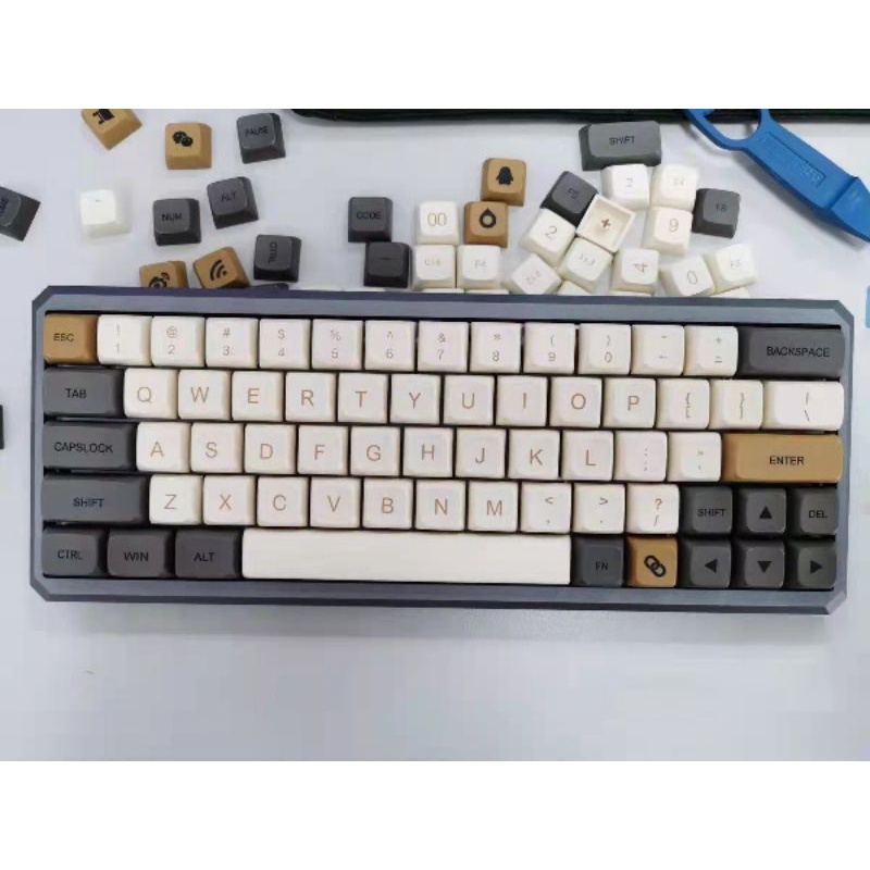 Keycaps PBT XDA Shimmer 126 phím dành cho phím cơ