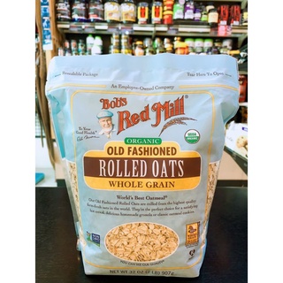 Yến Mạch Hữu Cơ Rolled Oats Bob's Red Mill 907g