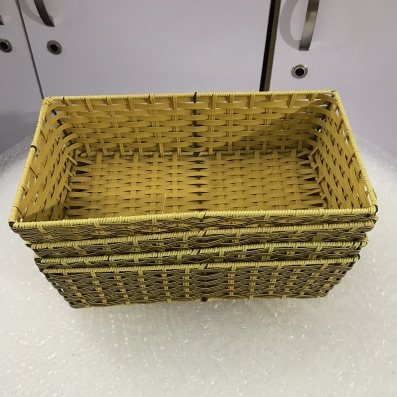 Khay giả mây chữ nhật