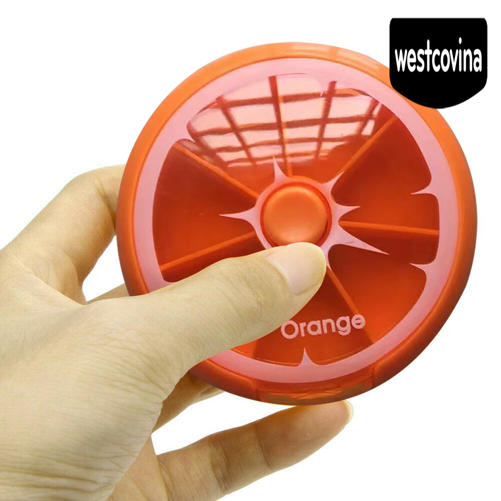 [Hot]☀ Hộp Đựng Thuốc Mini Có Thể Xoay Được
