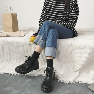 Giày ulzzang da thấp cổ