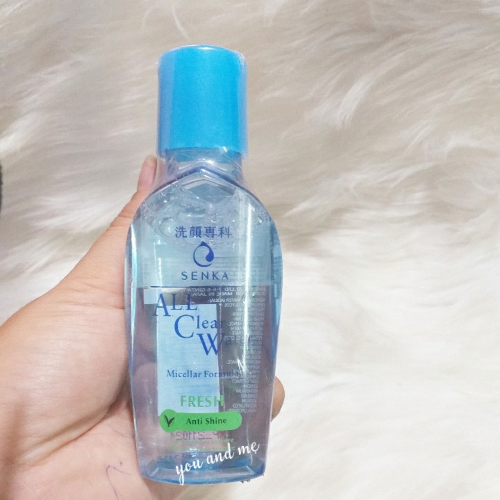 Nước tẩy trang dưỡng trắng Senka All Clear Water Micellar Formula White 70ml
