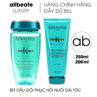 Set dầu gội nuôi dưỡng và làm dài tóc Kerastase Extentioniste