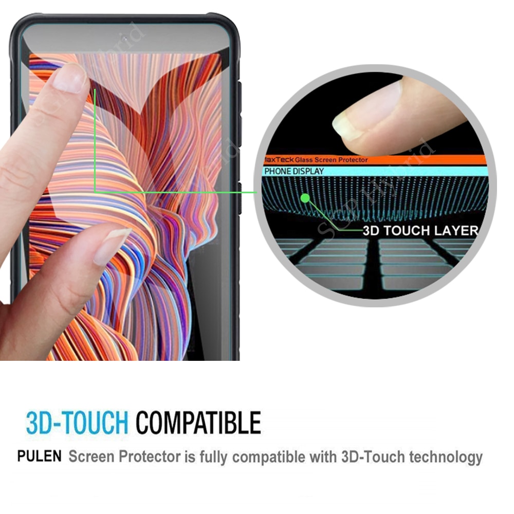 3 Kính An Toàn Cho Samsung Galaxy Xcover 5 Kính Bảo Vệ Cho Samsung Xcover 7 6 5 Xcover7 SM-G556B DS G556BU1 Full Cover Film HD
