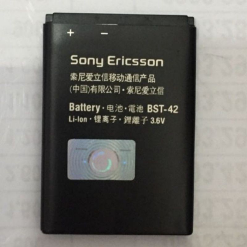 pin sony BST- 42 dùng cho J132/J132i bảo hành 6 tháng.