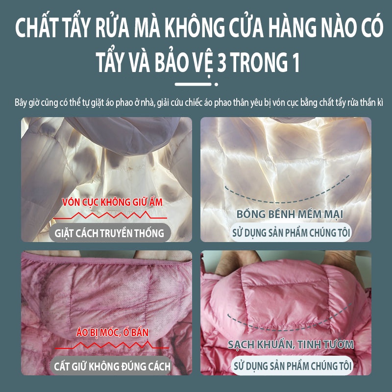Nước Giặt Phục Hồi Áo Phao Xinuo - Chai 300ml