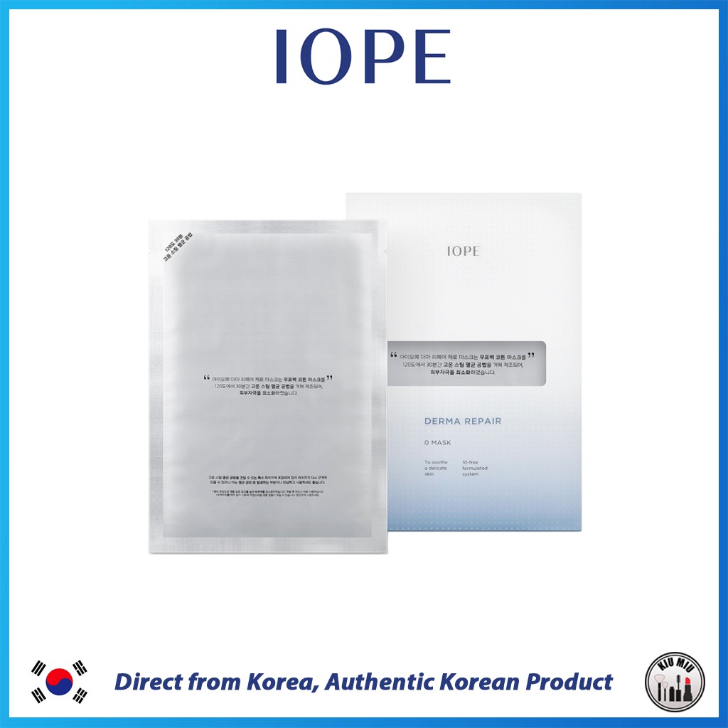 IOPE DERMA REPAIR 0 MASK FULL SET x 10ea *ORIGINAL KOREA*