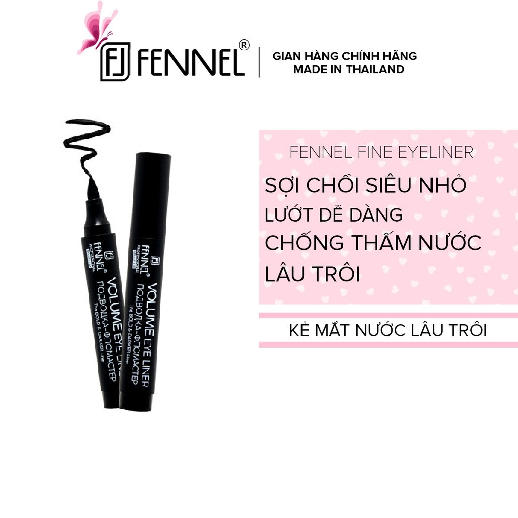 Bút kẻ mắt dạng nước Volume eyeliner Fennel 3.5ml