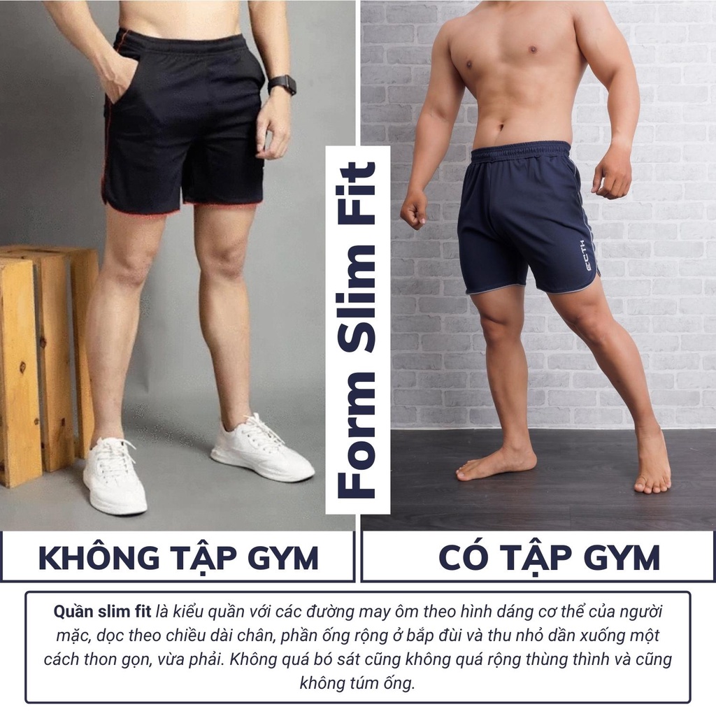 [𝗖𝗢𝗠𝗕𝗢 𝟱] Quần đùi nam thể thao tập gym chạy bộ đá banh 𝗘𝗖𝗛𝗧, quần short nam thể thao vải mè co dãn