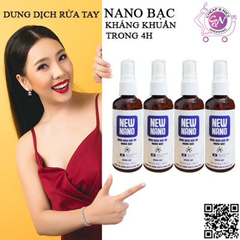 XỊT RỬA TAY-DUNG DỊCH NANO BẠC KHÁNG KHUẨN TRONG VÒNG 4H - Không Khô Da Tay, được kiểm nghiệm viện PASTEUR | BigBuy360 - bigbuy360.vn