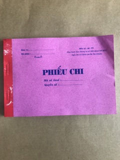 Set 2 Phiếu thu- chi 2 liên 13 x 19