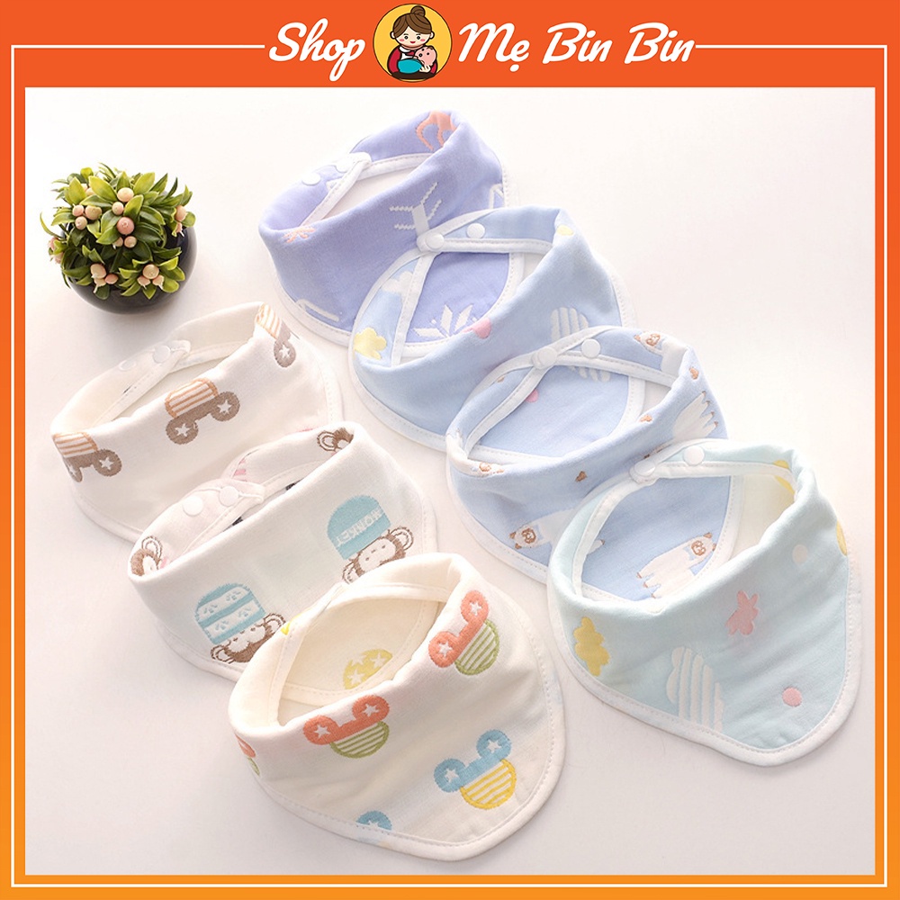 Yếm cho bé sơ sinh, yếm tam giác cho bé