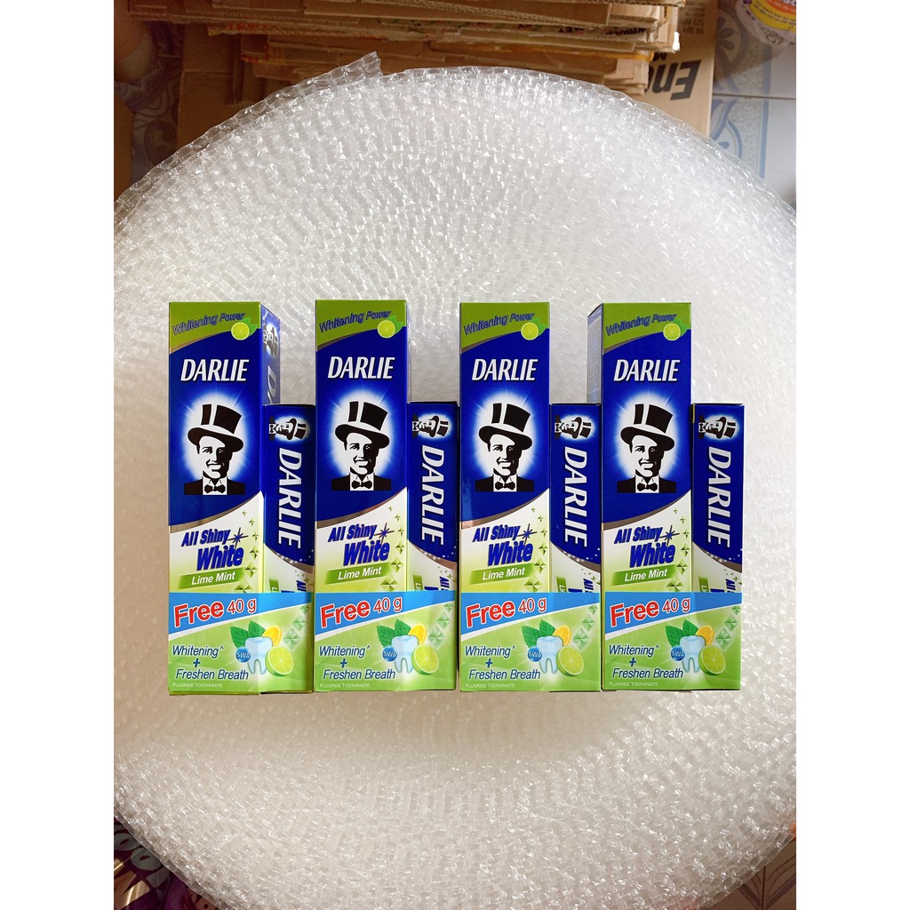 [Mua 1 tặng 1] Kem đánh răng Darlie Lime Mint 140g tặng thêm hộp 40g