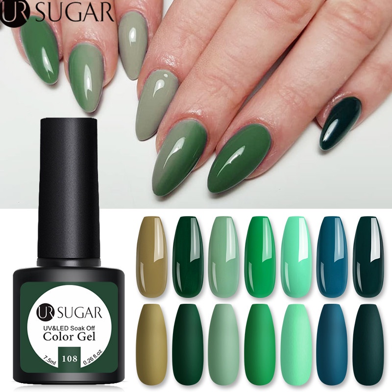 Set 6 lọ gel sơn móng tay UR SUGAR nhiều màu sắc tuỳ chọn 7.5ml