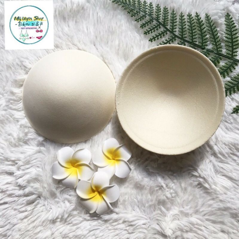 Mút ngực 1 cặp 2 cái màu trắng hàng sẵn shop giao liền (tuyển sỉ sll)
