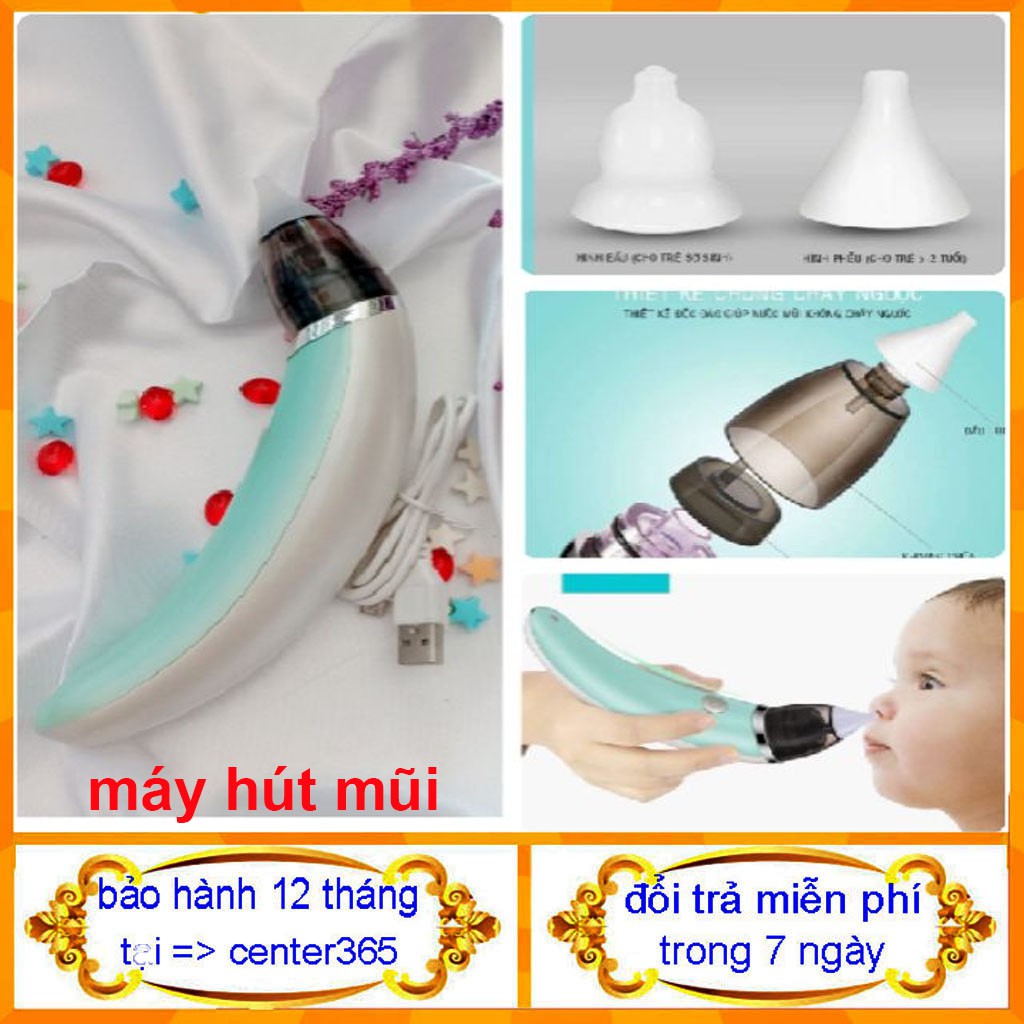 ⚡𝐅𝐑𝐄𝐄𝐒𝐇𝐈𝐏⚡ Máy Hút Mũi Điện Tử Đầu Mềm Little Bee Cho Bé