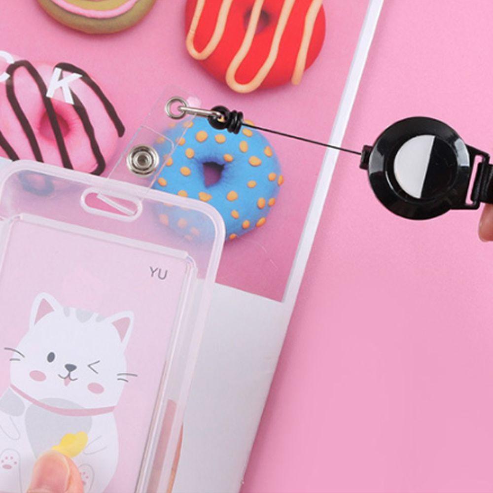 CHOOKEY Giá Đỡ Thẻ Tên Họa Tiết Hoạt Hình Đáng Yêu Có Thể Thu Gọn