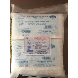 Khẩu trang y tế tiệt trùng Medipro (Bịch 100 cái)  Kloạn