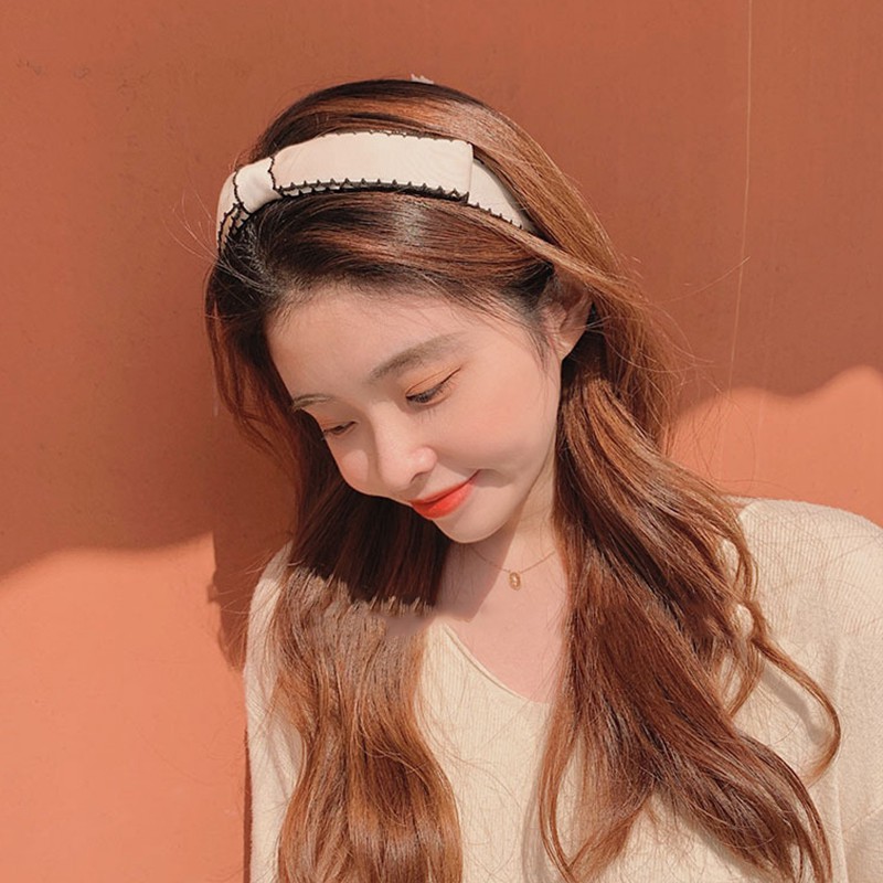 Haimeikang Cài tóc Haimeikang đính nơ thiết kế xinh xắn cho nữ