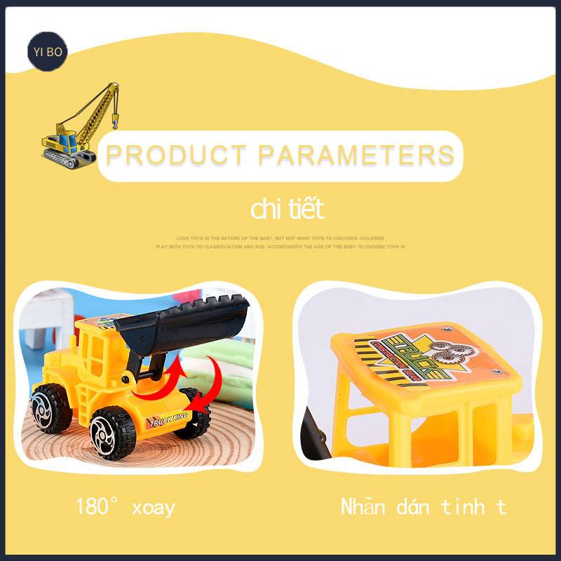 Máy xúc đồ chơi máy xúc đồ chơi xây dựng đồ chơi đóng thế xe xe tải đồ chơi ô tô đồ chơi mini