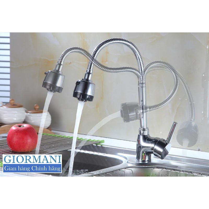 Vòi bếp nóng lạnh  ITALIA GIORMANI hợp kim đồng khối