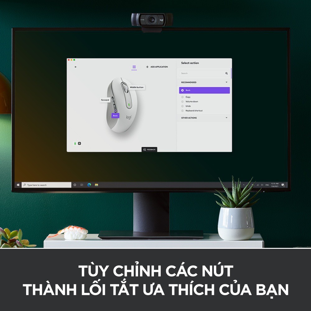 [Hỏa Tốc -HCM] Chuột không dây bluetooth Logitech Signature M650 - Cuộn SmartWheel, giảm ồn, các nút có thể tùy chỉnh