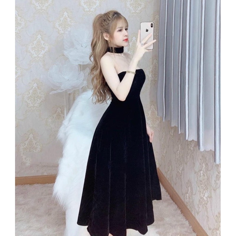Đầm xoè cúp kèm jochker