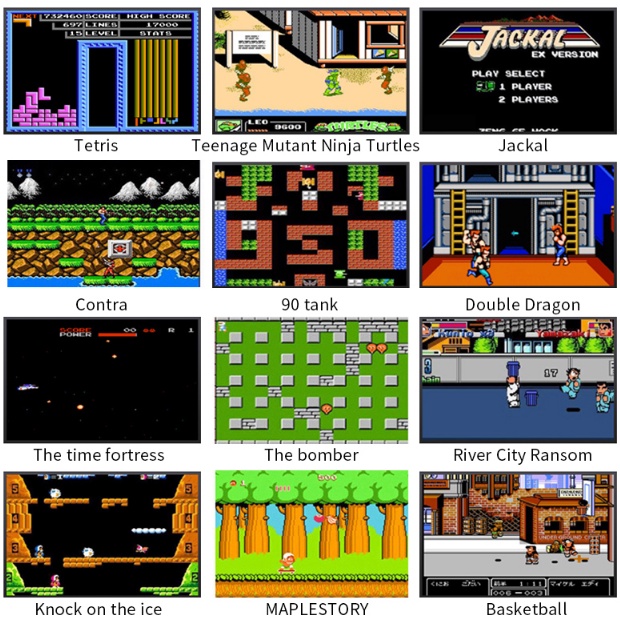 Máy chơi game Sup G5 cầm tay cầm tay Gameboy Macaron Máy chơi game video cổ điển 500 trong 1