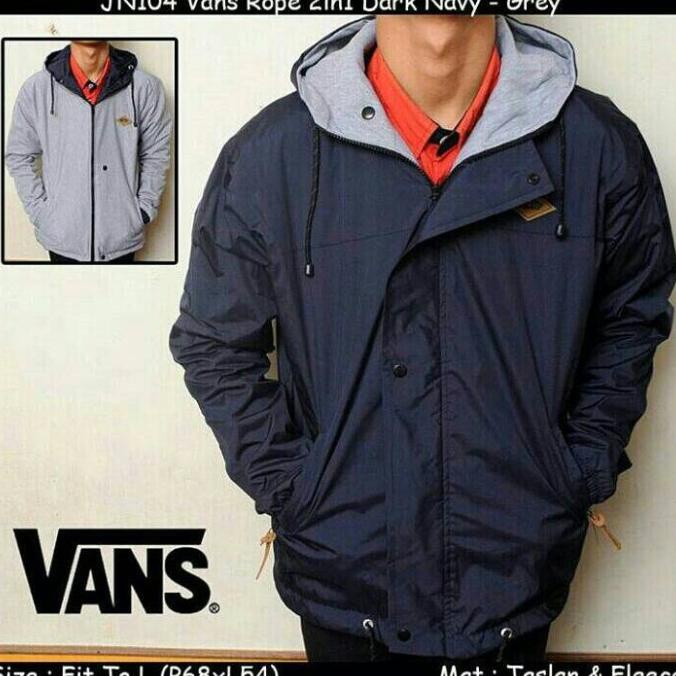 VANS Áo Khoác Dù Chống Nước Chống Nắng Bán Sỉ Cho Nam Nữ