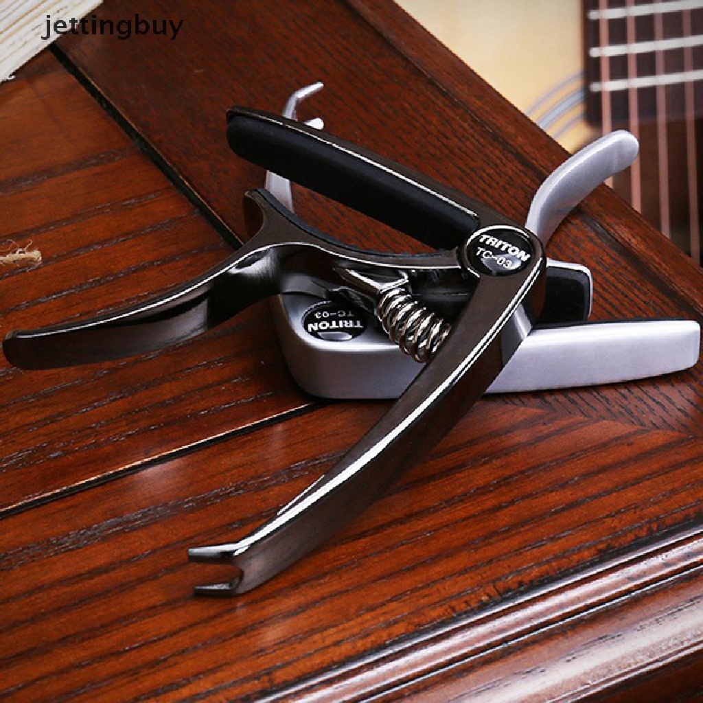 Kẹp capo lò xo Jetting thay đổi nhanh cho đàn guitar điện/ bass/ QDD