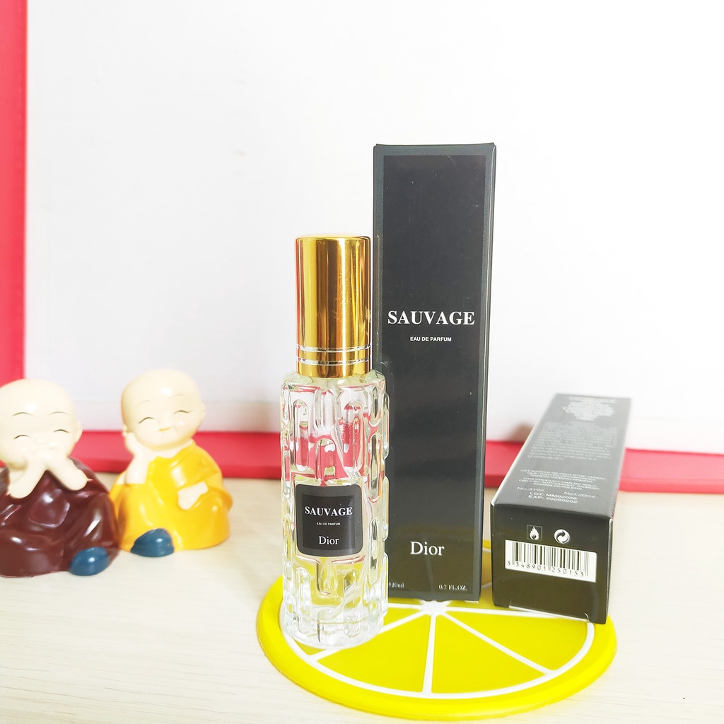 Nước Hoa Mini Nam Di_or Sau_vage dạng xịt chai 20ml mẫu 4d- Mùi hiện đại