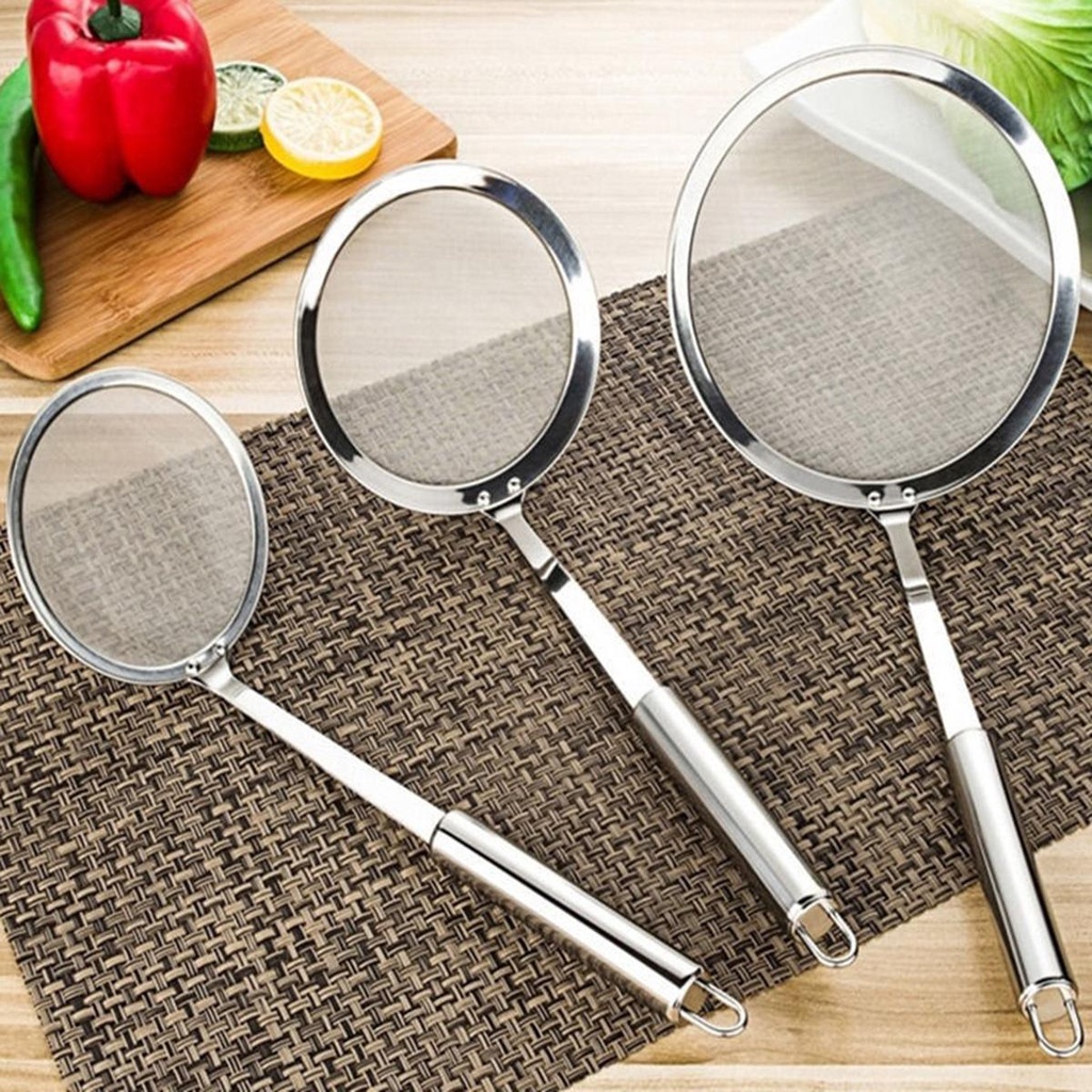 Rây Lọc Đa Năng Bằng Thép Không Gỉ Tiện Dụng Cho Nhà Bếp