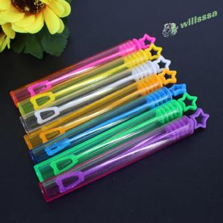 [willss] 1/7/12/24/28pcs Empty Bule Soap Bottles Star Bule Tube Empty Bottle Kids Outdoor Bule Toys