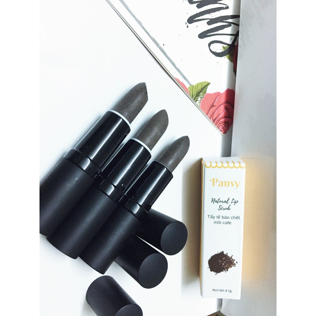 Tẩy tế bào chết môi Pansy Natural Lipscrub , 100% thiên nhiên | BigBuy360 - bigbuy360.vn