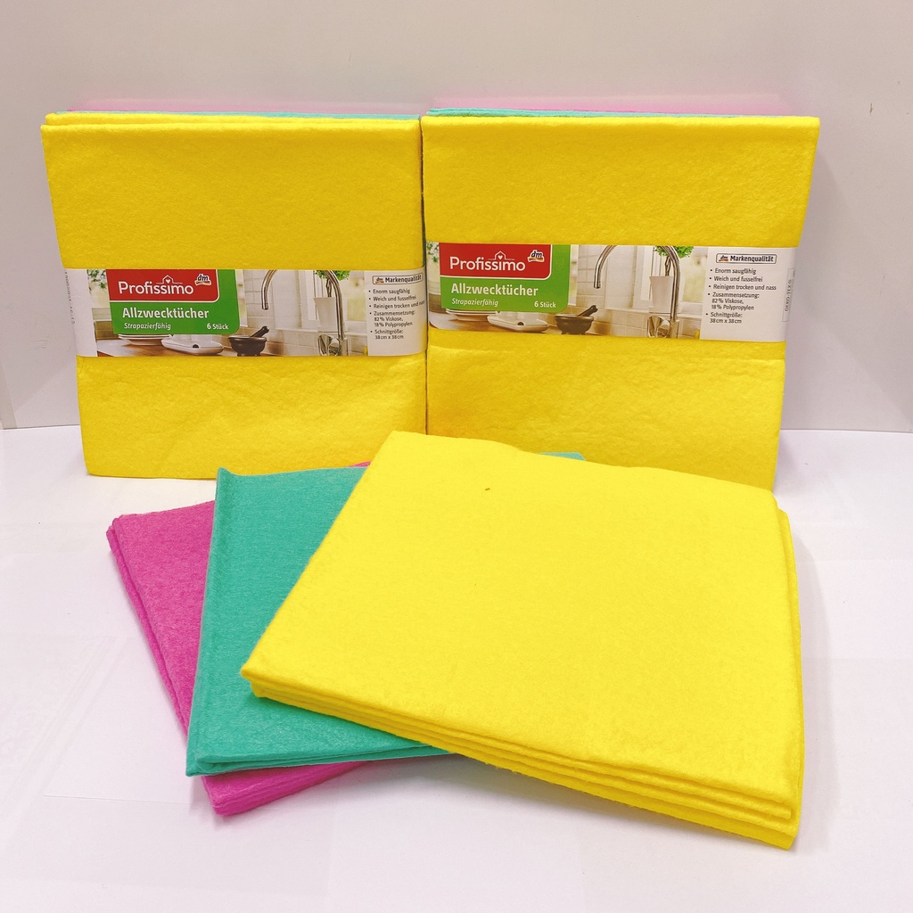 Khăn mút đa năng/ khăn lau đa năng Profissimo set 5 - Đức