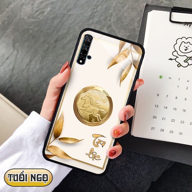 Ốp kính 3D 12 con giáp Huawei NOVA 5T