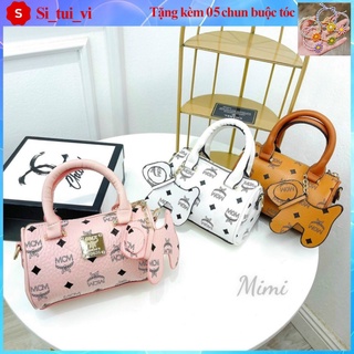 Túi Xách Nữ Đeo Chéo Thời Trang Hàn Quốc Đi Chơi Mini Dáng Hộp Trống Tròn MCM - TDC107