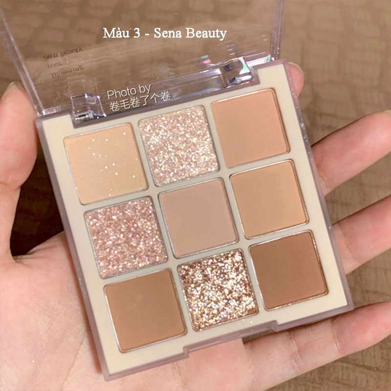 Bảng phấn mắt nhũ lì 9 ô Dikalu Blooming Your Own Beauty Senabeauty | BigBuy360 - bigbuy360.vn